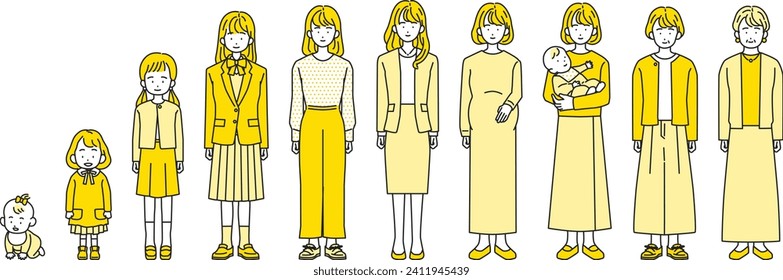 Women's Life Stages Life (full body)