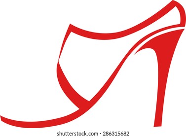 Women's lightweight shoes. Thin, high heel.