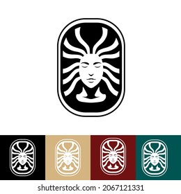
women's logo is suitable for salon logos, drinks