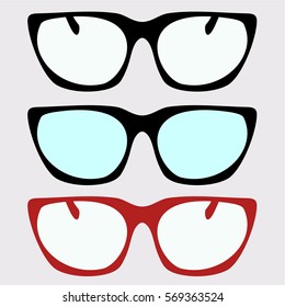 womens modern sunglasses vector