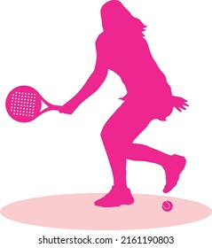 Hombre jugando padel tenis 133312 Vector en Vecteezy