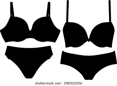 Womens panties with bra included.