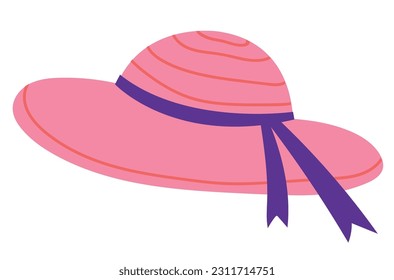 women's pink summer hat for sun protection