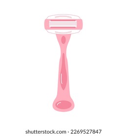 Womens razor isolated on white vector