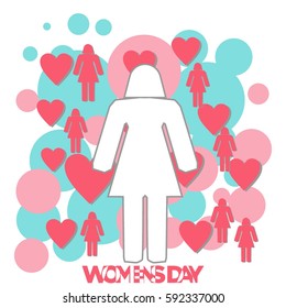 women's right day illustration