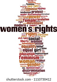 Womens Rights Word Cloud Concept Vector Stock Vector (Royalty Free ...