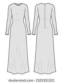 Long Dress Vector Art & Graphics