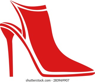 Women's sandals with heels .