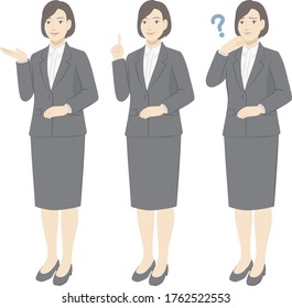 Women's set of suit clothes / whole body