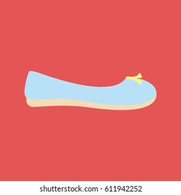 women's shoe flat icon