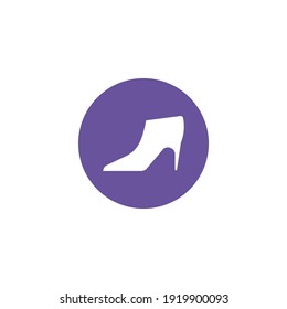 Women's shoe icon vector illustration design.