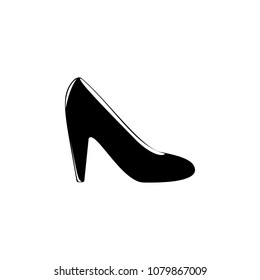 women's shoe illustration. Element of shop and shopping for mobile concept and web apps. Detailed women's shoe illustration can be used for web and mobile. Premium icon
