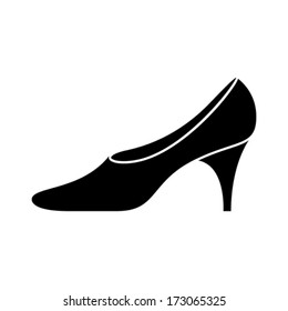 Women's shoe isolated on white background