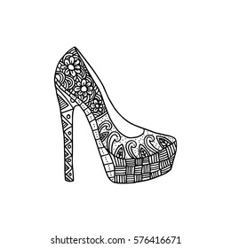 Women's Shoes With Decorative Ornament 
