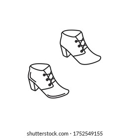 women's shoes icon design vector template eps10