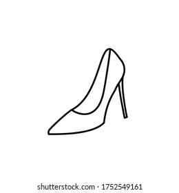 women's shoes icon design vector template eps10