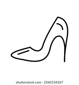 Women's Shoes icon on white background