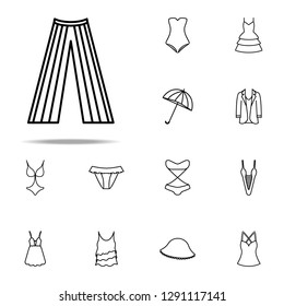 women's shoes icon. Summer Clothes icons universal set for web and mobile