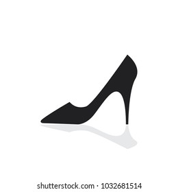 women's shoes, icon vector