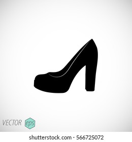 women's shoes.web icon. vector design