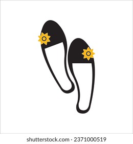 WOMEN'S SHOES ICON VECTOR ILLUSTRATION SYMBOL DESIGN