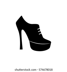 women's shoes icon vector illustration