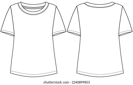 Short Sleeved Shirt Royalty Free Stock SVG Vector and Clip Art