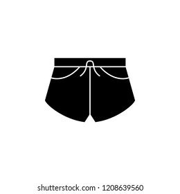Women's shorts icon. Element of clothes and accessories. Premium quality graphic design icon. Signs and symbols collection icon for websites, web design, mobile app on white background