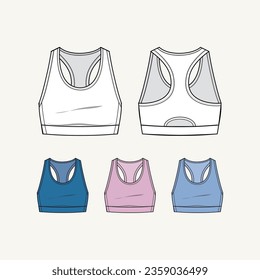 Women's sports underwear sporty bra