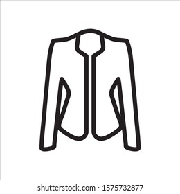 Women's suit or women's blazer icon design