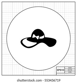 Womens Summer Hat Icon