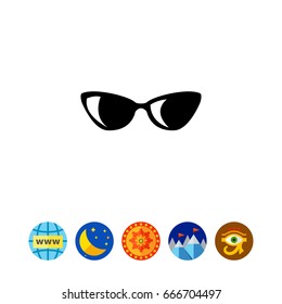 Womens Sunglasses Icon
