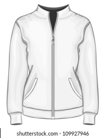 Women's sweatshirt. vector illustration