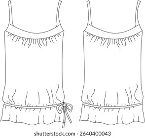 Women's Tank Top Fashion Garments