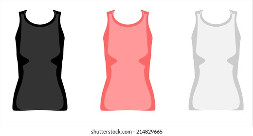 women's t-shirt template.