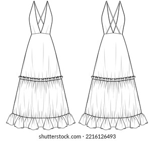 2,456 Evening Gown Sketch Images, Stock Photos & Vectors | Shutterstock