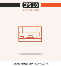 women's wallet line icon vector. logo design.graphic image.simple icon for web
