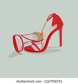 Women`s wardrobe shoes with heels