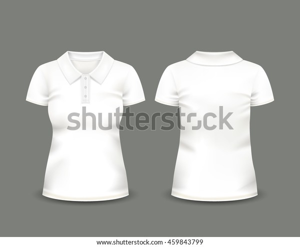 women's polo white shirt