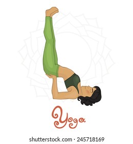 Women's Yoga Viparita Karani (Hatha Yoga)