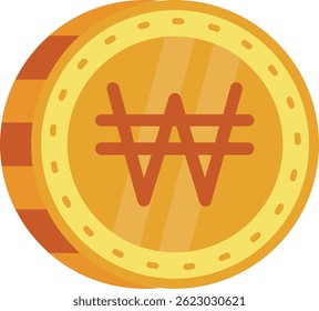 Diseño de icono de Vector de línea ganada