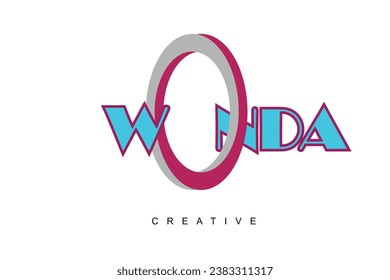 Wonda o logo weight packground