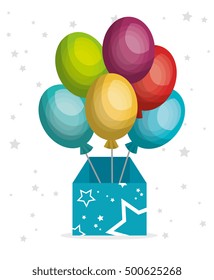Wonder box with balloons