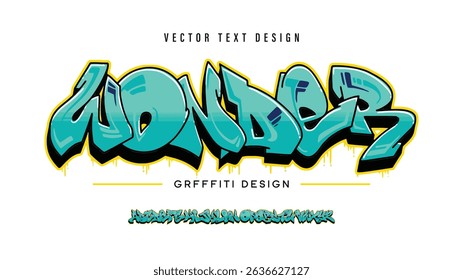 Wonder, Colorful Graffiti Font, this font can be used for logos and it looks perfect for short phrases and taglines
