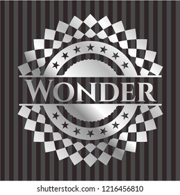 Wonder silver shiny emblem