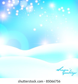 wonder winter background design