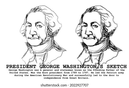 Wonderful America, George Washington,s Sketch