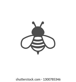 Wonderful bee design on a white background. Logo