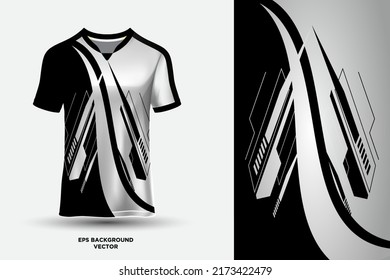 Wonderful and Bizarre T shirt sports abstract jersey suitable for racing, soccer, gaming, motocross, gaming, cycling.