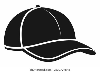 Uma maravilhosa arte vetorial cap em branco ilustração de fundo.